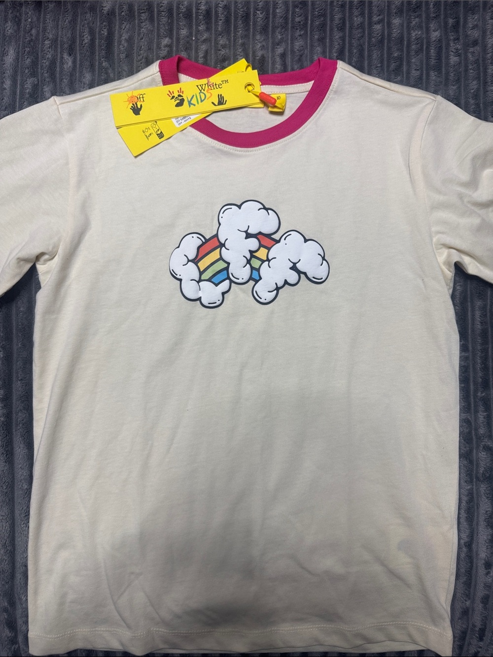 Girls Off White Shirt